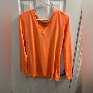 Women’s Orange Nike Dri Fit Top